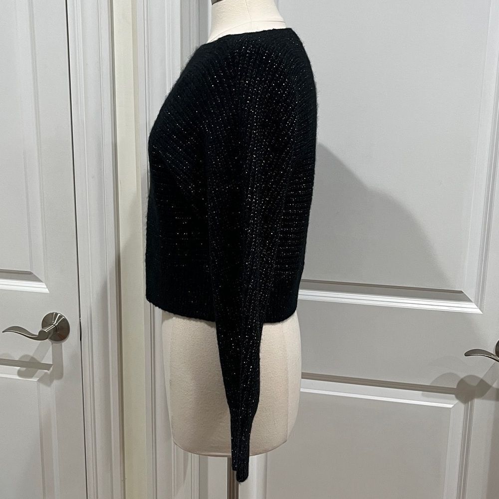 New! Abercrombie & Fitch Black Sweater w/ Metallic threading Size‎ XS NWT - Picture 7 of 12